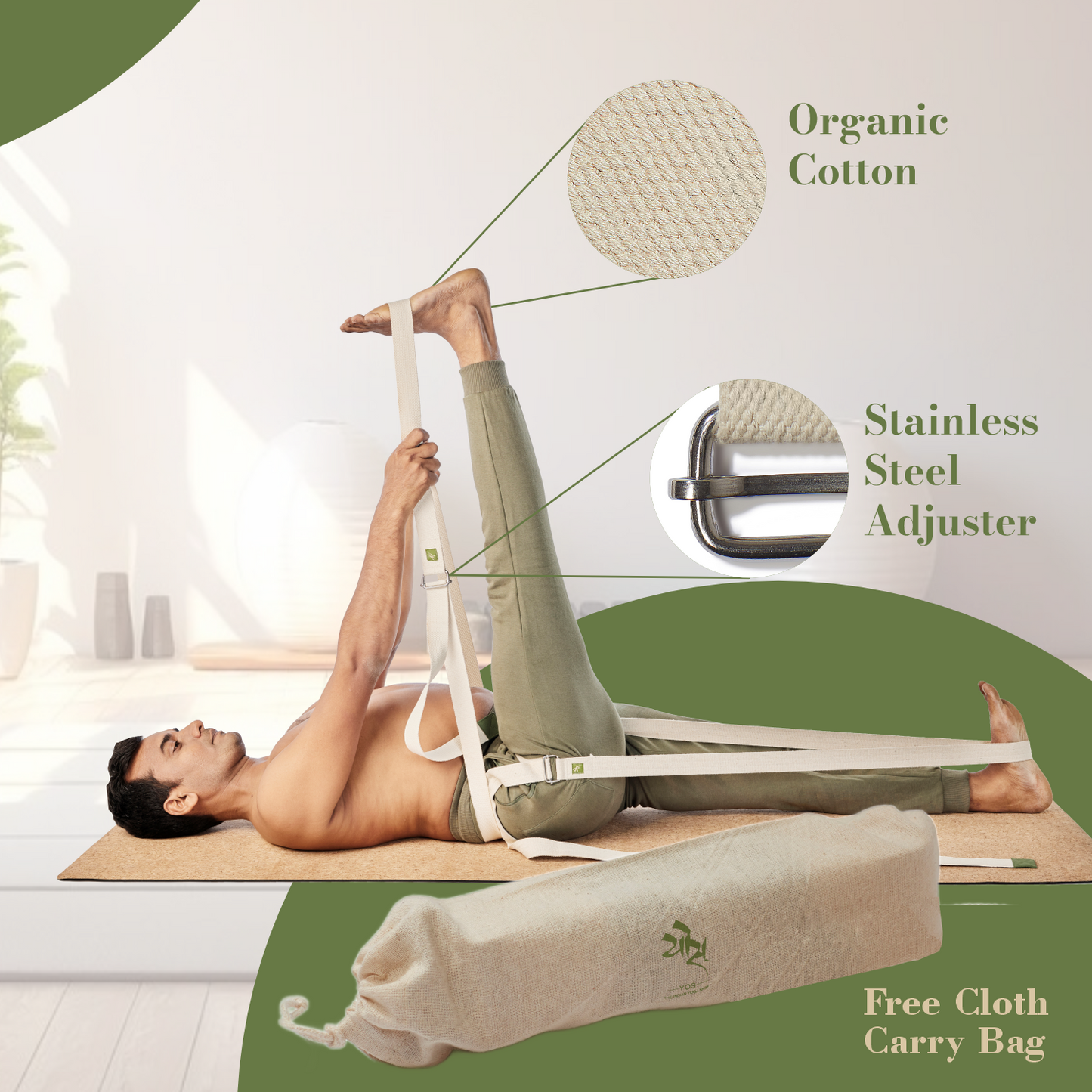Cotton Yoga Belt