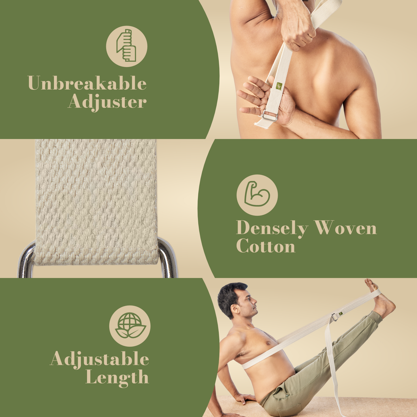 Cotton Yoga Belt