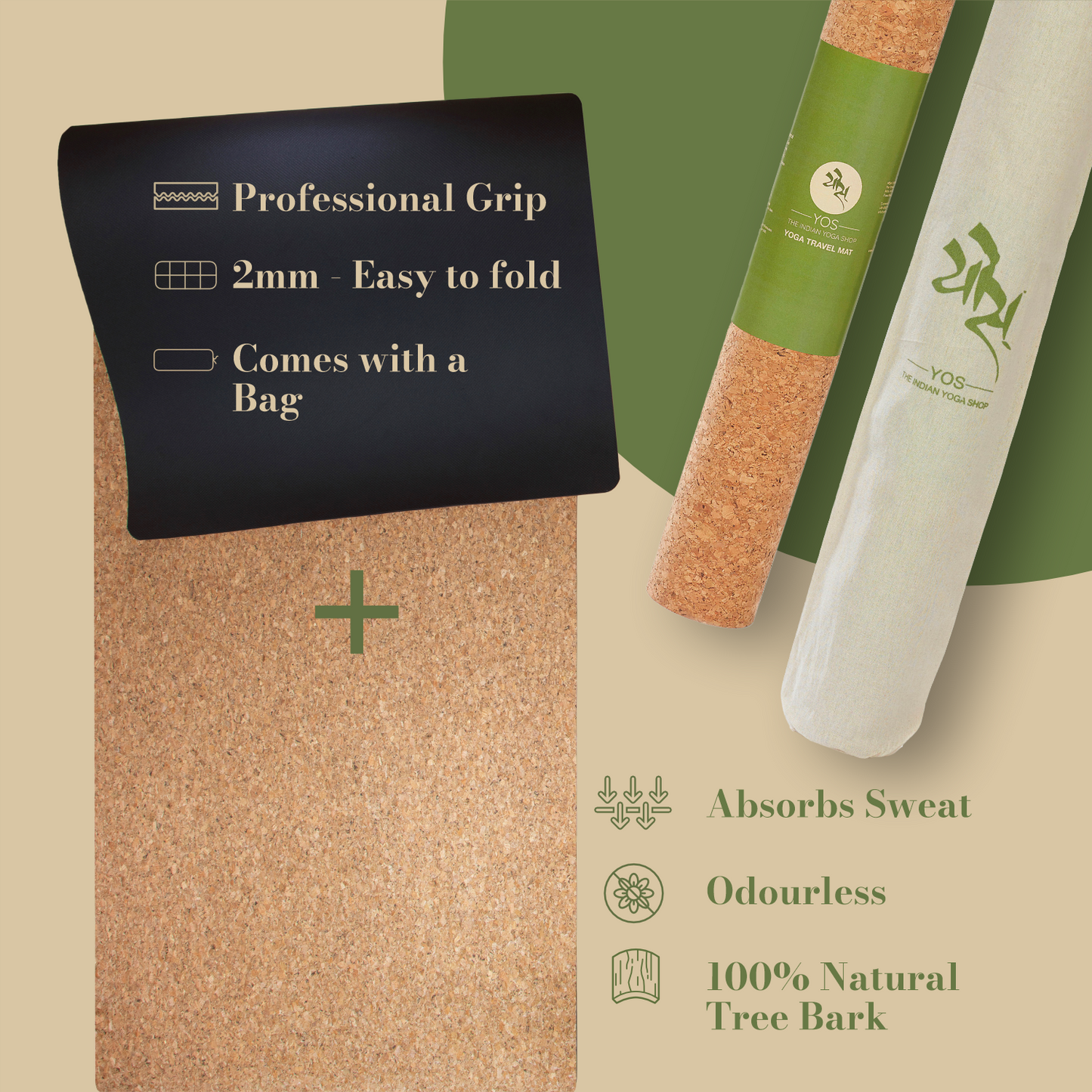 Cork Travel Yoga Mat