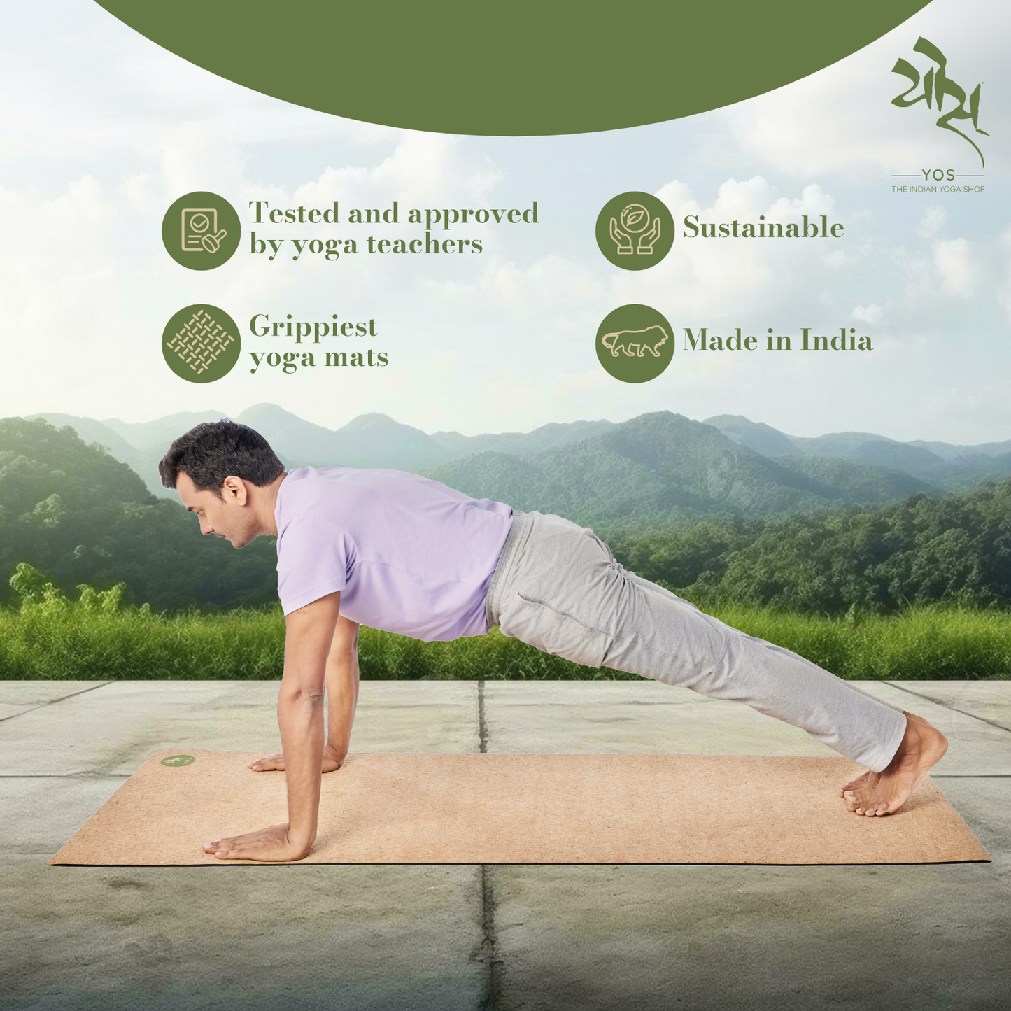 Cork Travel Yoga Mat
