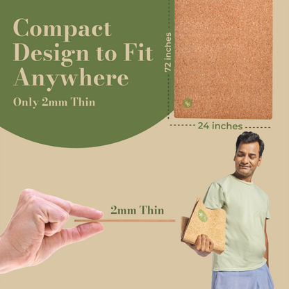 Cork Travel Yoga Mat