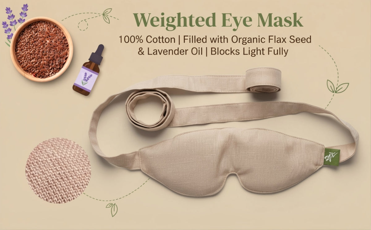 Weighted Flax Seeds Eye Mask (Pack of 2)