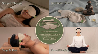 Weighted Flax Seeds Eye Mask (Pack of 2)