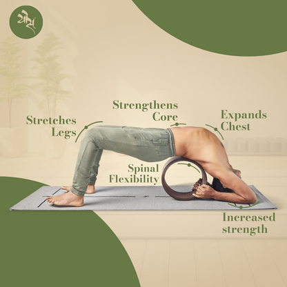 Cork Yoga Wheel