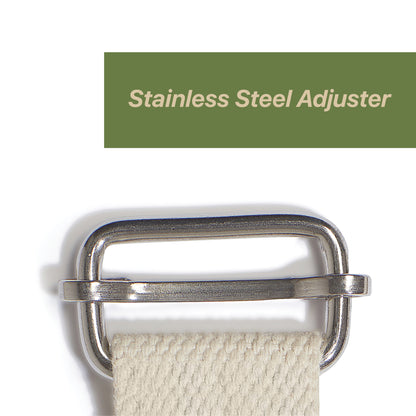 best yoga belt with steel adjuster