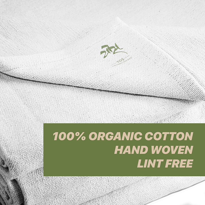 Organic cotton yoga blanket